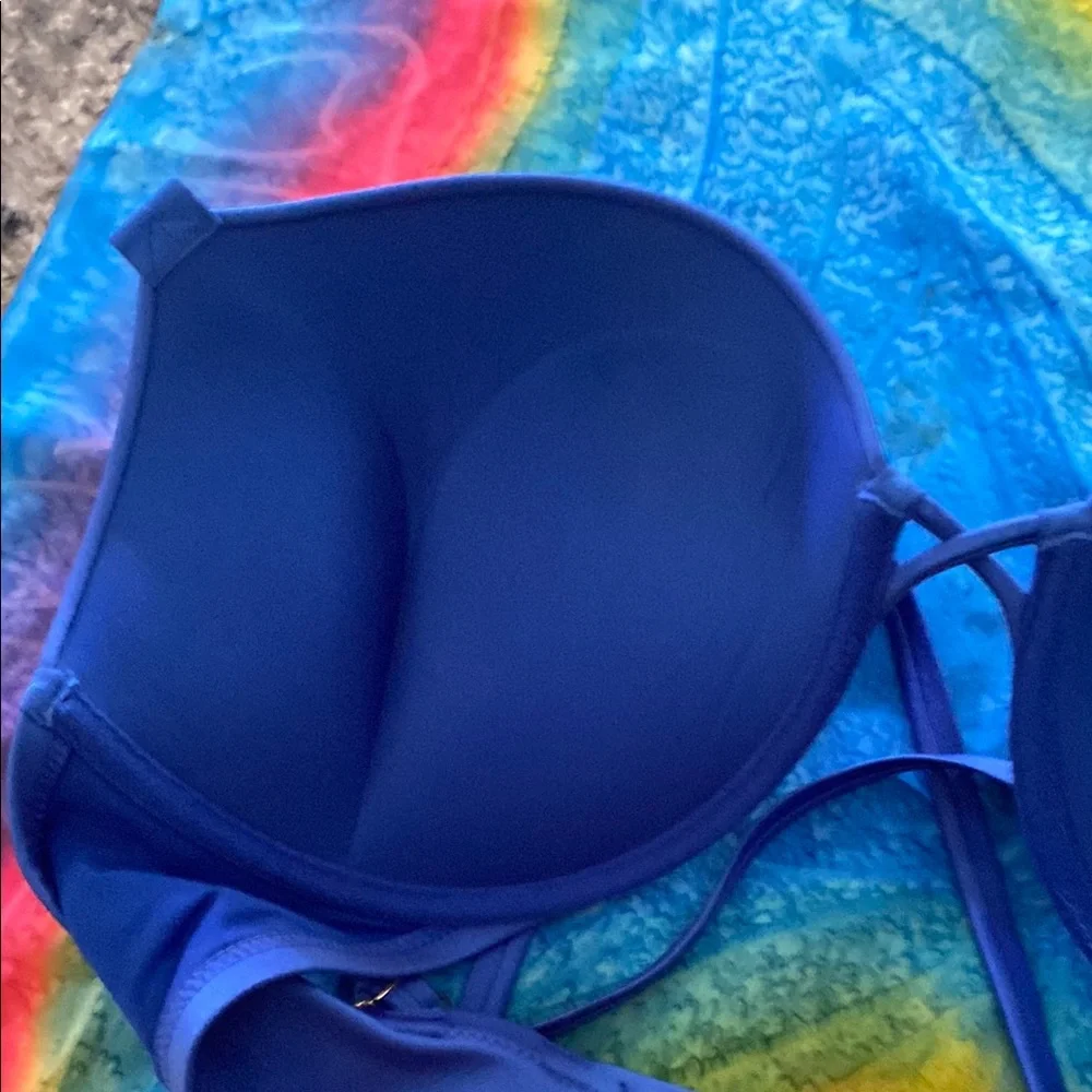 Victoria's Secret Blue Brazilian Rhinestone Accent Bikini! ๐ฃ - Picture 7 of 15